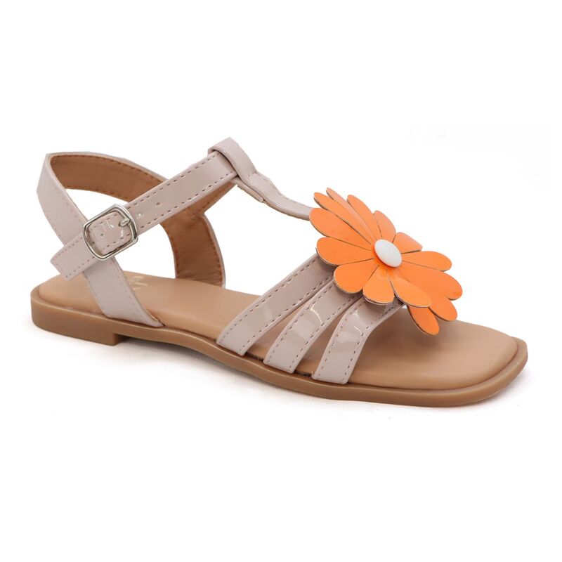 ヨキ レディース シューズ サンダル Yoki Pamela Flat Flower Strappy Girls' Upper Sandals Beige ベージュ｜ReVida 店