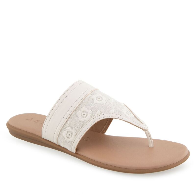 エアロソールズ レディース シューズ サンダル Aerosoles Illia Women's Flathong Sandals Beige Khaki カーキ
