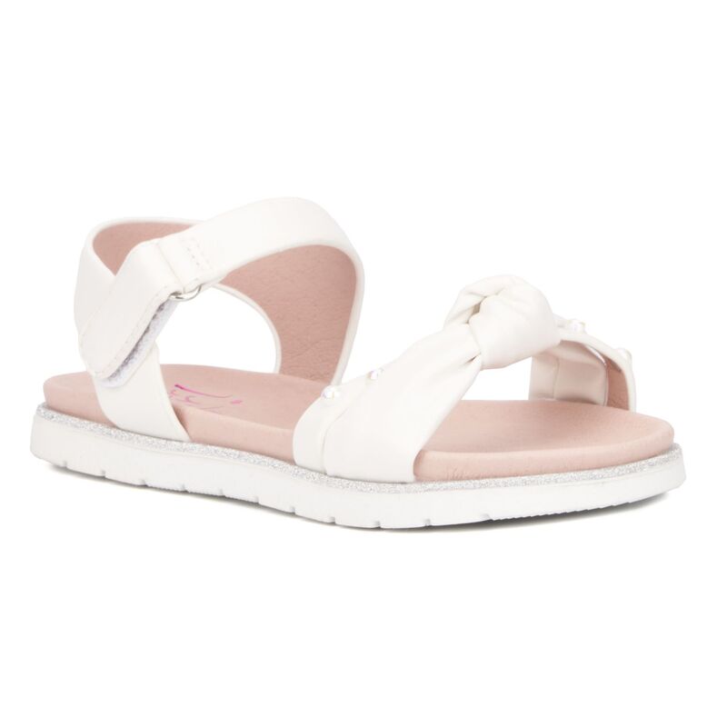 オリビアミラー レディース シューズ サンダル Olivia Miller Issabella Toddler Girls' Slide Sandals White ホワイト