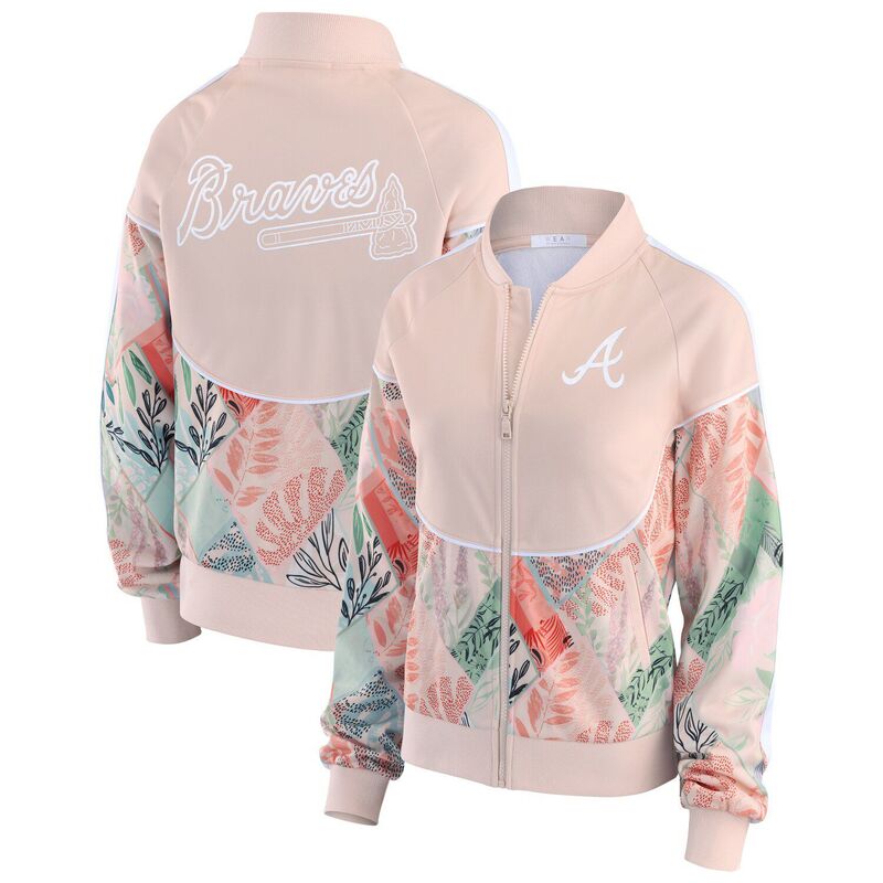 ウェア バイ エリン アンドルーズ レディース アウター ジャケット・ブルゾン Women's WEAR by Erin Andrewsand Atlanta Braves Raglan Full-Zip Track Jacket Brv Multi マルチカラー 14,746円