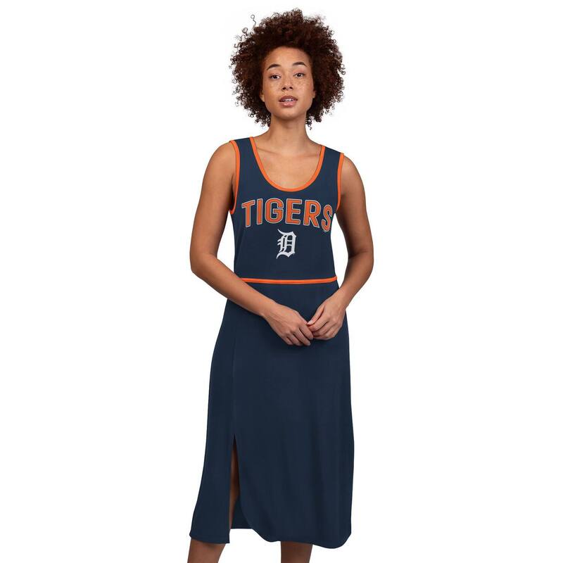 ジースリー フォーハー バイ カール バンクス レディース トップス ワンピース マキシ Women's G-III 4Her by Carl Banks Navy Detroitigers Center Field Maxi Dress Tgr Navy ネイビー