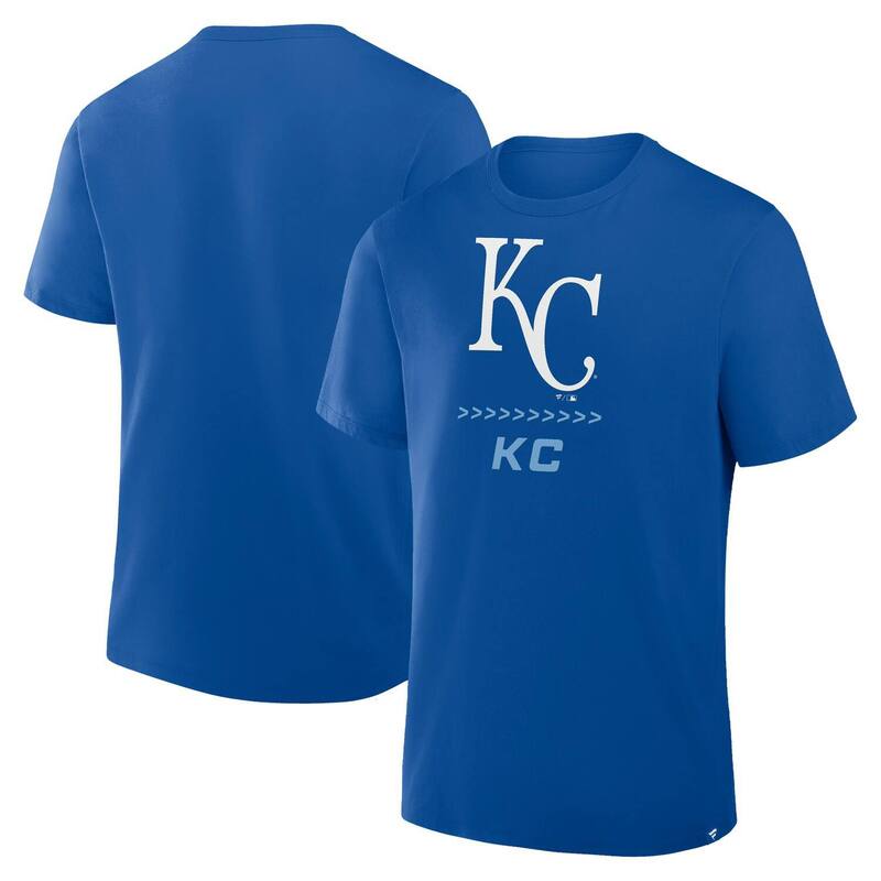 ファナティクス メンズ トップス Tシャツ Men's Fanatics Royal Kansas City Royals Clubhouse Legacy Side Swipe T-Shirt Ryl Blue ブルー 7,796円