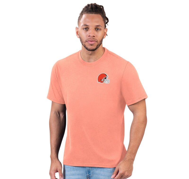 マルガリータビル メンズ トップス Tシャツ Men Margaritaville Orange Cleveland Browns Wastin Away T-Shirt Brn Orange オレンジ
