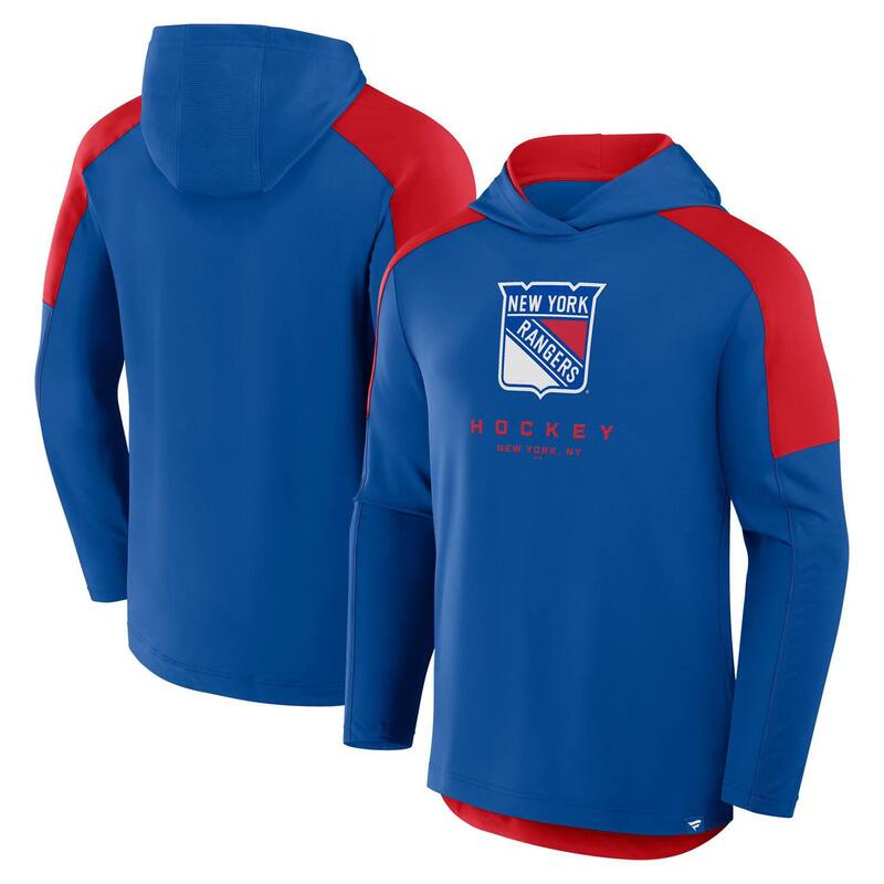 ファナティクス メンズ トップス Tシャツ パーカー Men's Fanatics Blue New York Rangers Meta Game Transitional Pullover Hoodie Ran Blue ブルー