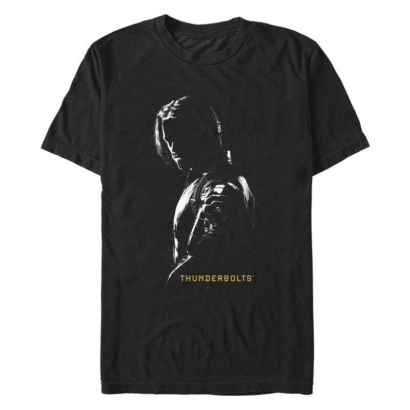 マーベル メンズ トップス Tシャツ トール グラフィック Big & Tall Marvel Thunderbolts Bucky Barnes In The Shadows Graphic Tee Black ブラック
