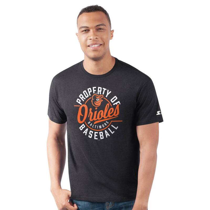 スターター メンズ トップス Tシャツ Men'starter Black Baltimore Orioles Prime Time Property Of T-Shirt Orl Black ブラック 6,826円
