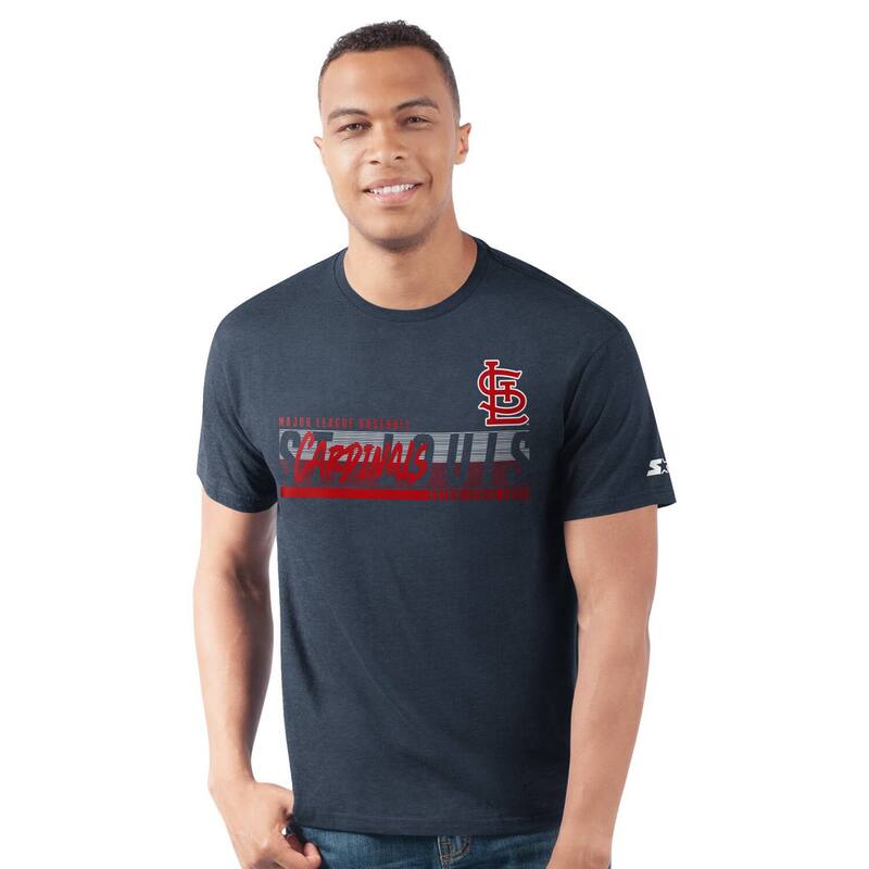 スターター メンズ トップス Tシャツ Men'starter Navy St. Louis Cardinals Prime Time Team T-Shirt Crd Navy ネイビー