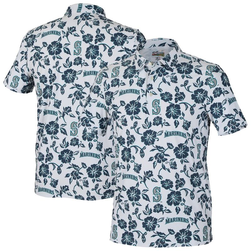 レインスプーナー メンズ トップス Tシャツ ポロシャツ Men's Reyn Spooner White Seattle Mariners Pua Performance Polo Mns White ホワイト