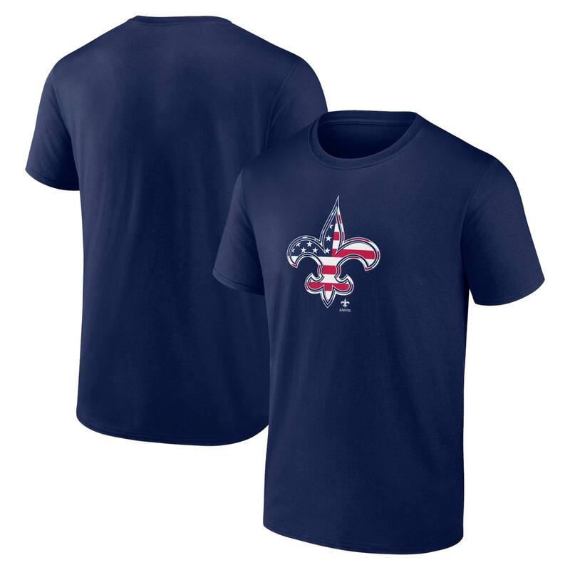 アンブランデッド メンズ トップス Tシャツ Unbranded Men's Navy New Orleansaints Americana T-Shirt Snt Navy ネイビー 6,636円