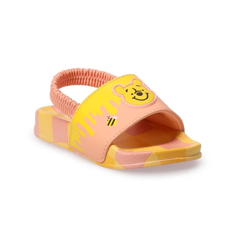 【送料無料】 ライセンス キャラクター レディース サンダル シューズ Winnie The Pooh Girls' Soccer Slides Orange画像