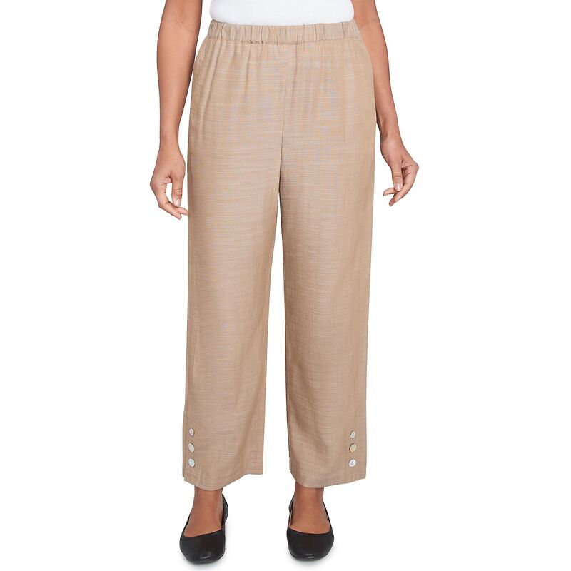 アルフレッド ダナー レディース ボトムス カジュアルパンツ アンクル Women's Alfredunnerelaxed Button Detail Ankle Pants Bamboo