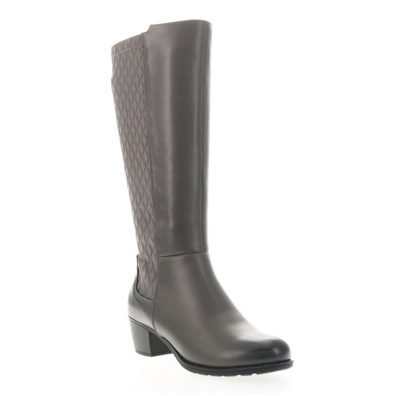 プロペット レディース シューズ ブーツ・レインブーツ レザー Propetalise Women's Leather Knee-High Boots Gray グレー