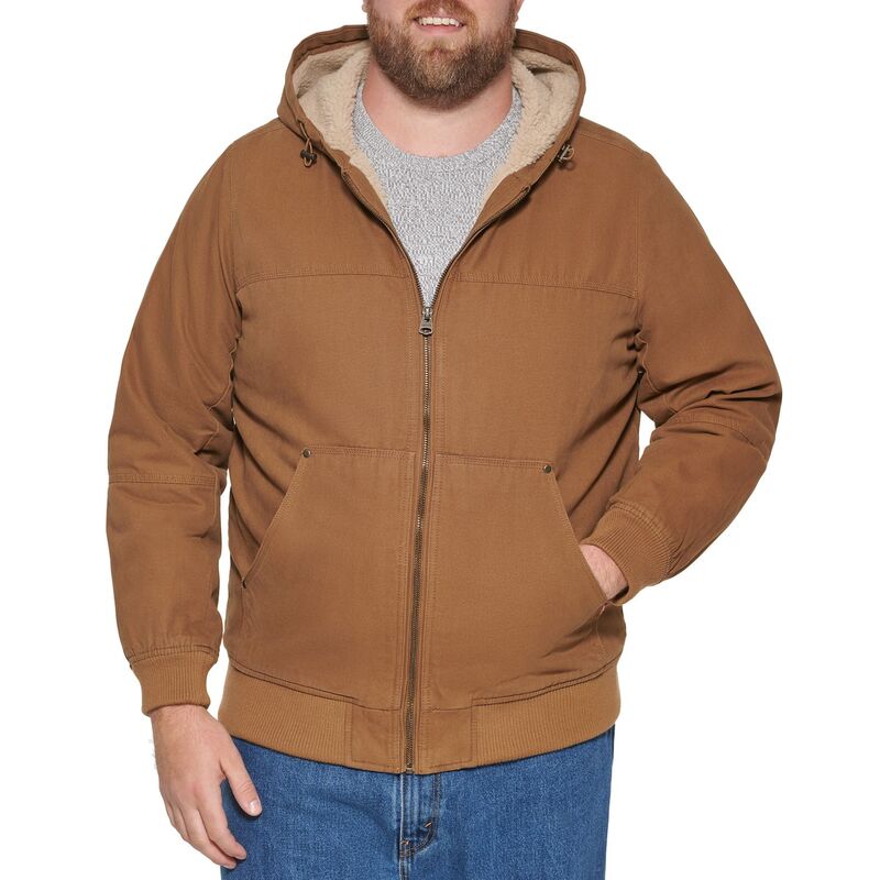 リーバイス メンズ アウター ジャケット・ブルゾン トール Big & Tallevi'sR Sherpa Lined Trucker Jacket Brown ブラウン｜ReVida 店