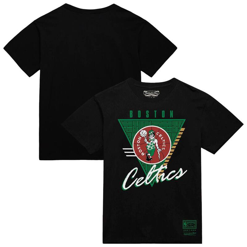 ミッチェル&ネス メンズ トップス Tシャツ ロゴ Men's Mitchell & Ness Black Boston Celtics Worldwide Collection Tri-Logo T-Shirt Cel Black ブラック 9,975円