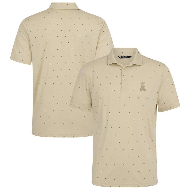 レベルウェア メンズ トップス Tシャツ ポロシャツ Men'sLevelwear Cream Los Angeles Angels Vision Polo Ang Beige ベージュ
