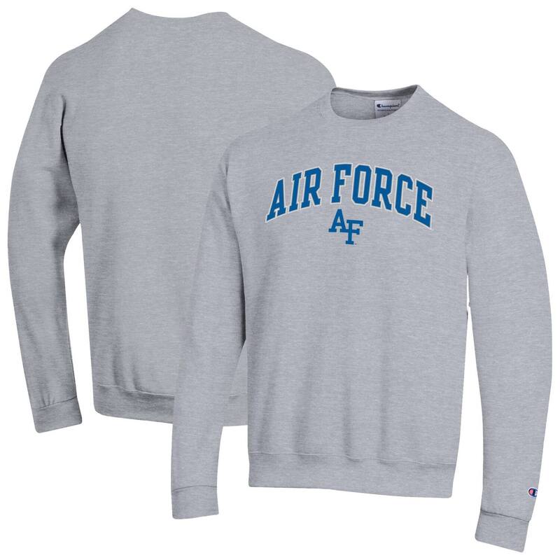 チャンピオン メンズ トップス Tシャツ スウェット ロゴ Men'sChampion Heather Gray Air Force Falcons Arch Over Logo Pullover Sweatshirt Afa Grey グレー