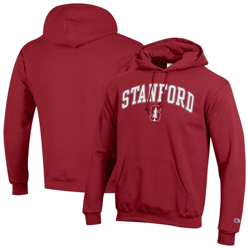 チャンピオン メンズ トップス Tシャツ ロゴ パーカー Men'sChampion Cardinal Stanford Cardinal Arch Over Logo Pullover Hoodie Stf Red レッド|ReVida 店