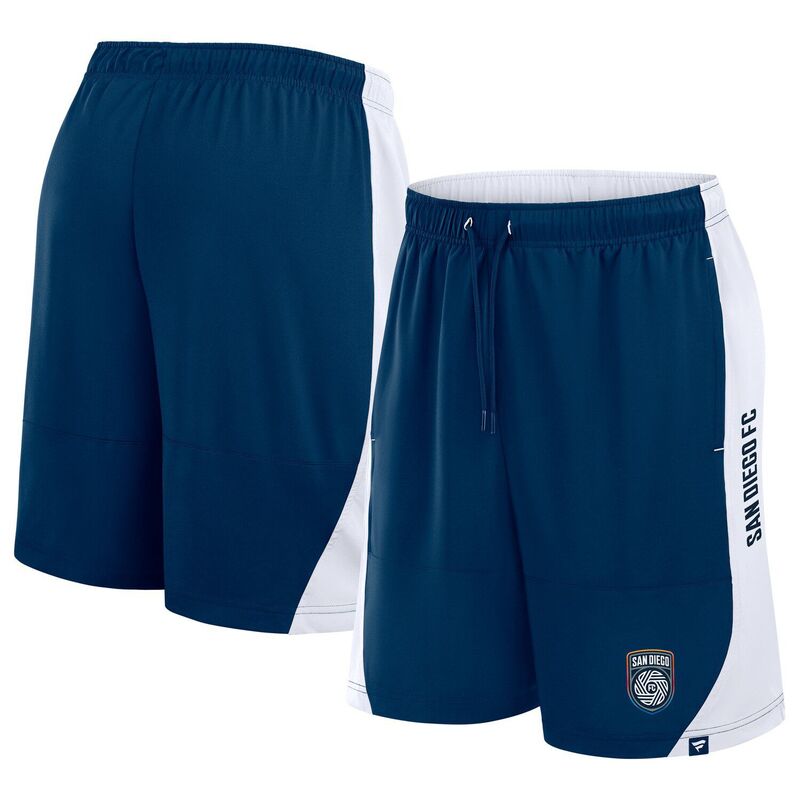 ファナティクス メンズ ボトムス ハーフパンツ・ショーツ ショートパンツ Men's Fanatics Navy San Diego FC Throw-In Shortsdf Navy ネイビー