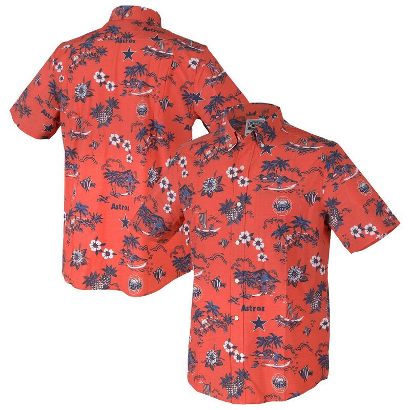 レインスプーナー メンズ トップス Tシャツ ダウン Men's Reyn Spooner Orange Houston Astros Kekai Button-Down Shirt Ast Orange オレンジ