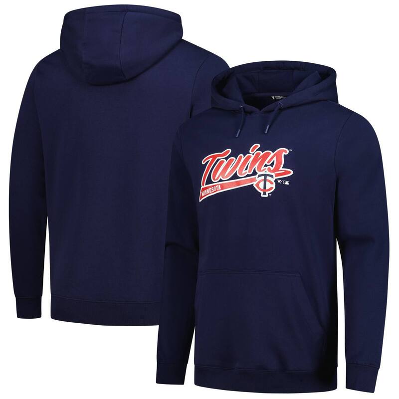 レベルウェア メンズ トップス Tシャツ フリース パーカー Men'sLevelwear Navy Minnesota Twins Podium Fleece Pullover Hoodie Twnavy ネイビー