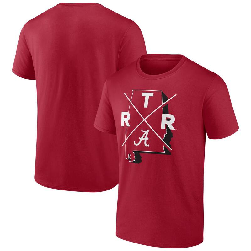 アンブランデッド メンズ トップス Tシャツ Unbranded Men's Crimson Alabama Crimson Tide Once & Always T-Shirt Ala Red レッド