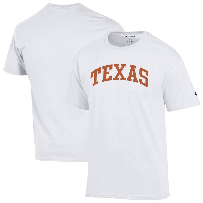 チャンピオン メンズ トップス Tシャツ Men's Champion Whitexas Longhorns Basic Arch T-Shirtex White ホワイト
