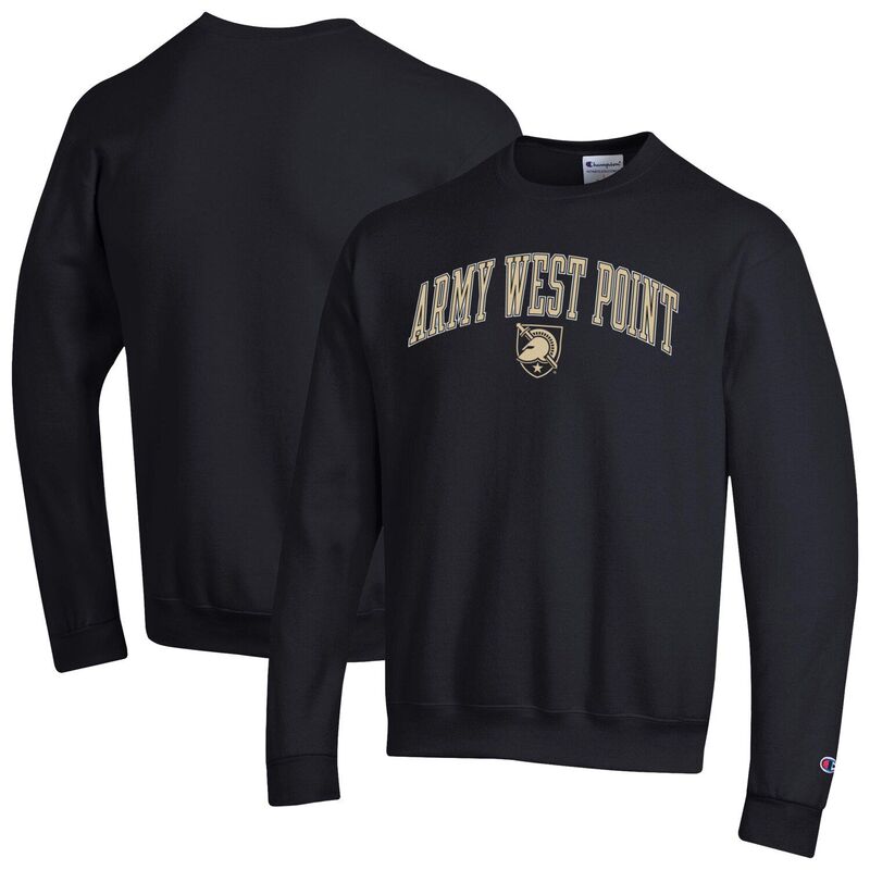 チャンピオン メンズ トップス Tシャツ スウェット ロゴ Men'sChampion Black Army Blacknights Arch Over Logo Pullover Sweatshirt Nc2 Black ブラック