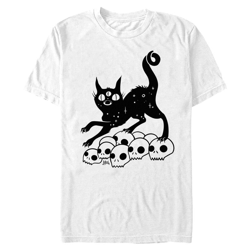 アンブランデッド メンズ トップス Tシャツ トール グラフィック Unbranded Big & Tall Cat Walking on Skulls Graphic Tee White ホワイト 5,825円