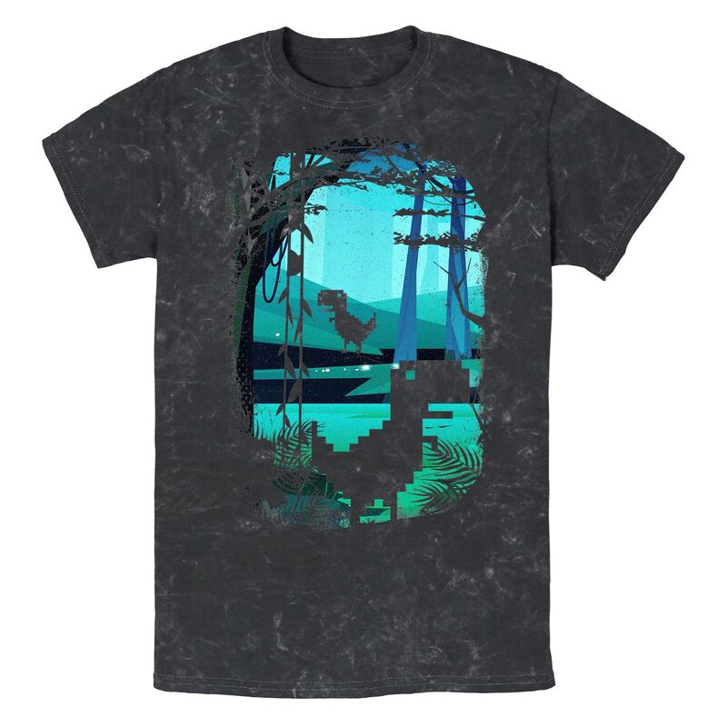 アニメキャラクター メンズ トップス Tシャツ グラフィック Licensed Character Men's No Wi-Fi T-Rex Graphic Tee Black ブラック 8,954円