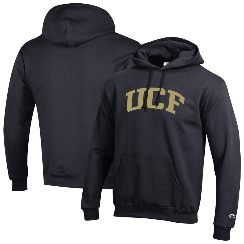 はやりっ子 メンズ トップス プルオーバー フリース パーカー Men\u0027s Champion Black UCF Knights Basic Arch Fleece Pullover Hoodie Ucf Black 黒いこと