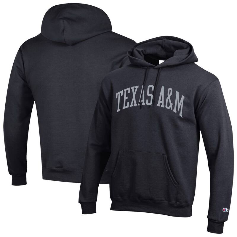 はやりっ子 メンズ トップス プルオーバー フリース パーカー Men\u0027s Champion Black Texas A\u0026M Aggies Basic Arch Fleece Pullover Hoodie Tam Black 黒いこと