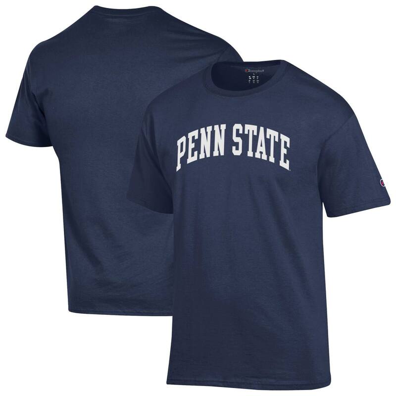 チャンピオン メンズ トップス Tシャツ Men's Championavy Penn State Nittany Lions Basic Arch T-Shirt Pst Navy ネイビー