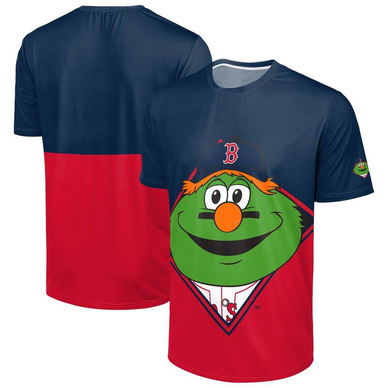 フォコ メンズ トップス Tシャツ ロゴ Men's FOCO Navy/Red Boston Red Sox Big Logo Mascot-Shirt Rsx Navy ネイビー｜ReVida 店