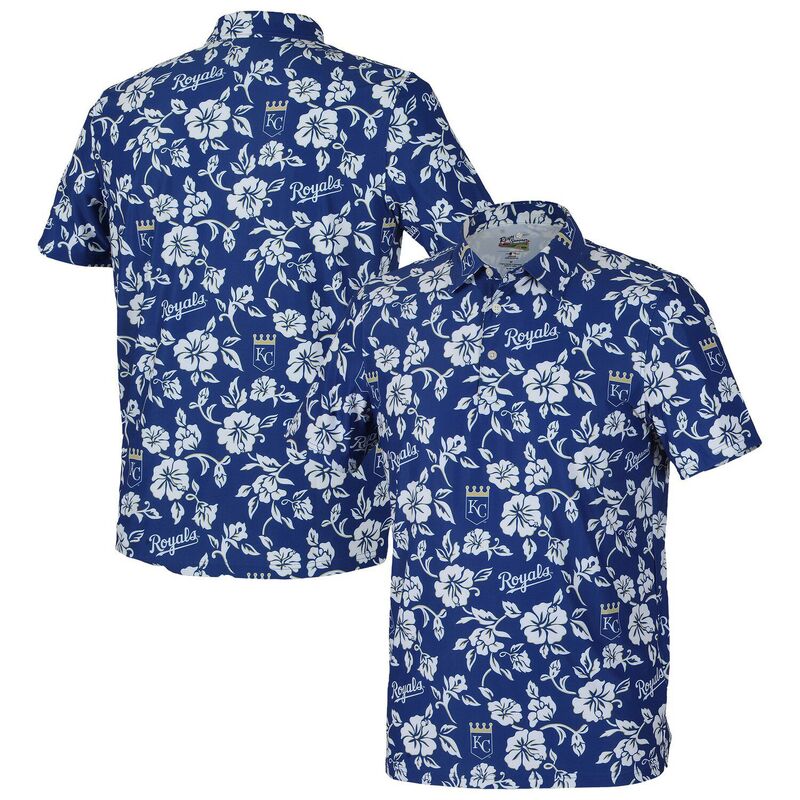 レインスプーナー メンズ トップス Tシャツ ポロシャツ Men'sReyn Spooner Blue Kansas City Royals Pua Performance Polo Ryl Blue ブルー｜ReVida 店