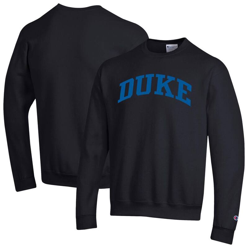 チャンピオン メンズ トップス Tシャツ スウェット フリース Men's Champion Black Duke Blue Devils Basic Arch Fleece Pullover Sweatshirt Duk Black ブラック