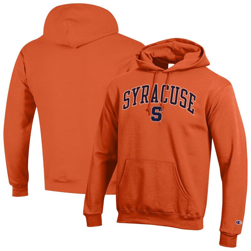 チャンピオン メンズ トップス Tシャツ ロゴ パーカー MenChampion Orange Syracuse Orange Arch Over Logo Pullover Hoodie Syr Orange オレンジ