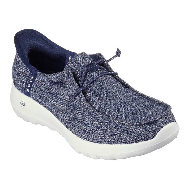 【送料無料】 スケッチャーズ レディース サンダル シューズ Skechers Hands Free Slip-ins GO WALK Joy Fantasia Women's Shoes Navy画像