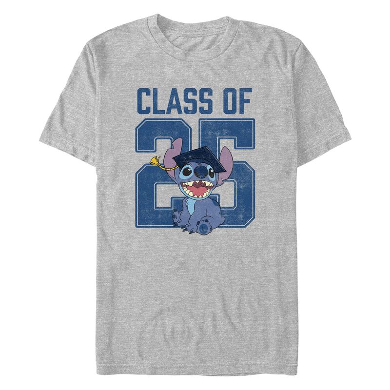 アニメキャラクター メンズ トップス Tシャツ トール グラフィック Licensed Character Disney's Lilo & Stitch Class Of 25 Big & Tall Graphic Tee Athletic Heather ヘザー