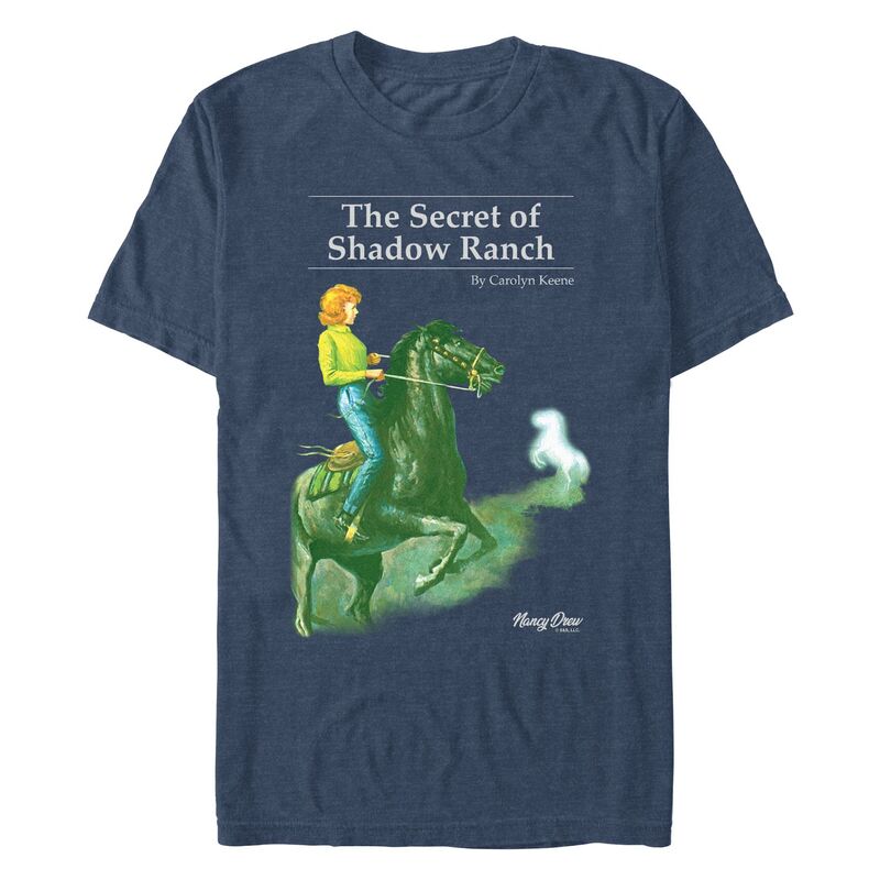 アニメキャラクター メンズ トップス Tシャツ トール グラフィック Licensed Character Big & Tall Nancy Drew The Secret Of The Shadow Ranch Graphic Tee Navy Heather ヘザー