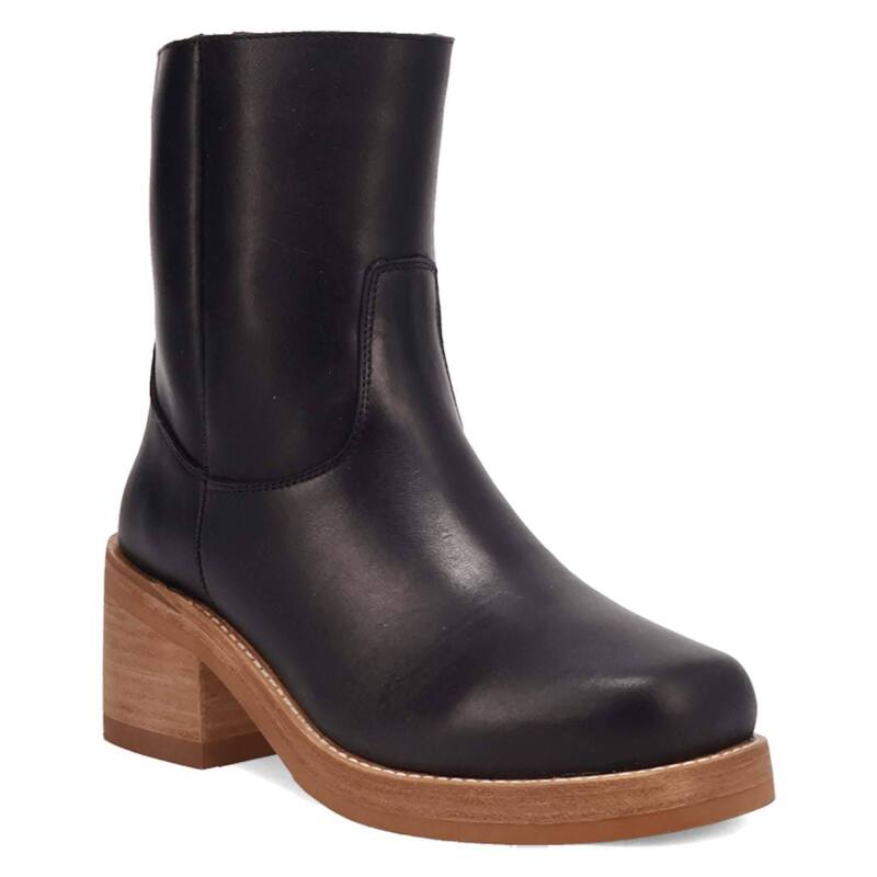ディンゴ レディース シューズ ブーツ・レインブーツ レザー Dingo Roxy Bootie Women's Leather Boots Black ブラック