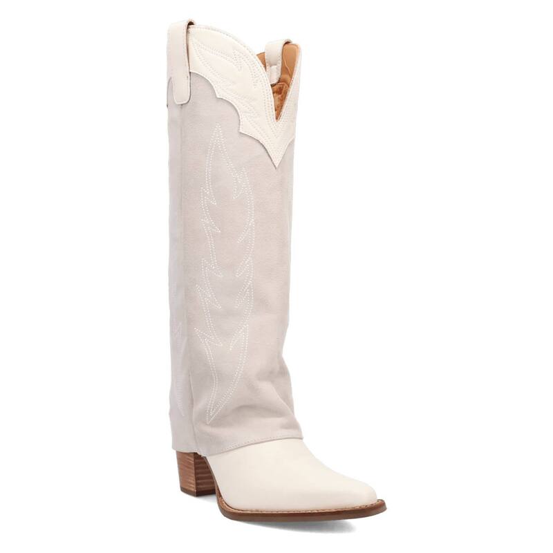 ディンゴ レディース シューズ ブーツ・レインブーツ レザー Dingo Wild Horses Women's Leather Boots White ホワイト