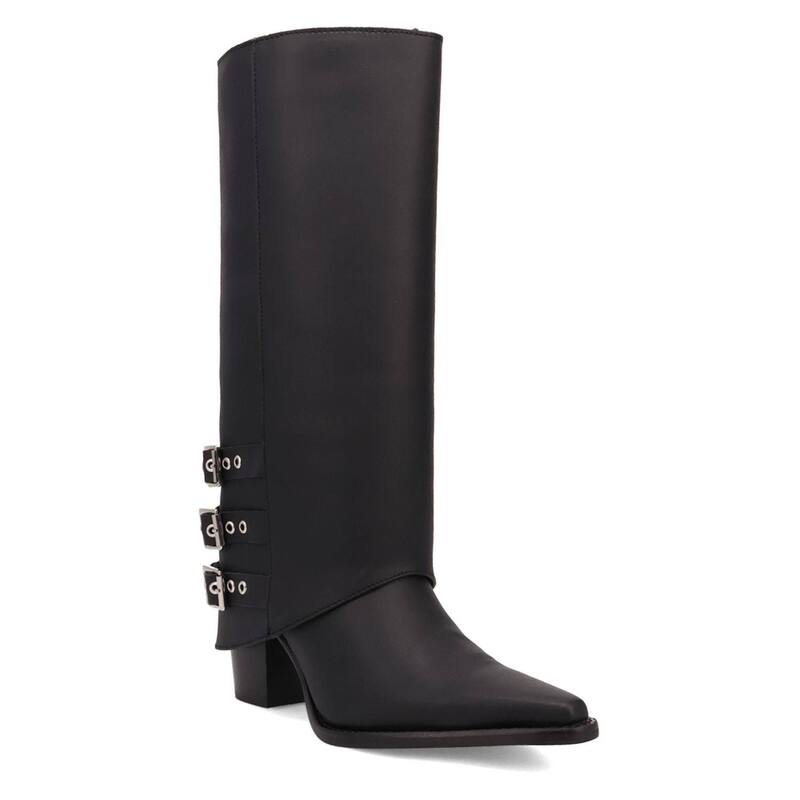 ディンゴ レディース シューズ ブーツ・レインブーツ レザー Dingo Urban Cowgirl Women's Leather Western Boots Black ブラック
