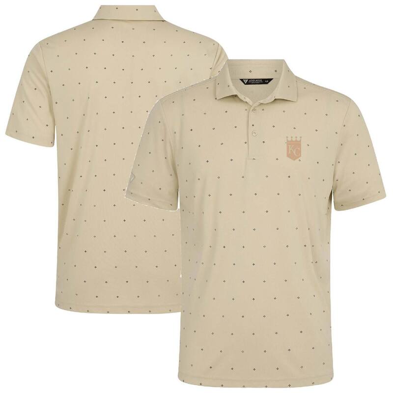 レベルウェア メンズ トップス Tシャツ ポロシャツ Men'sLevelwear Cream Kansas City Royals Vision Polo Ryl Beige ベージュ