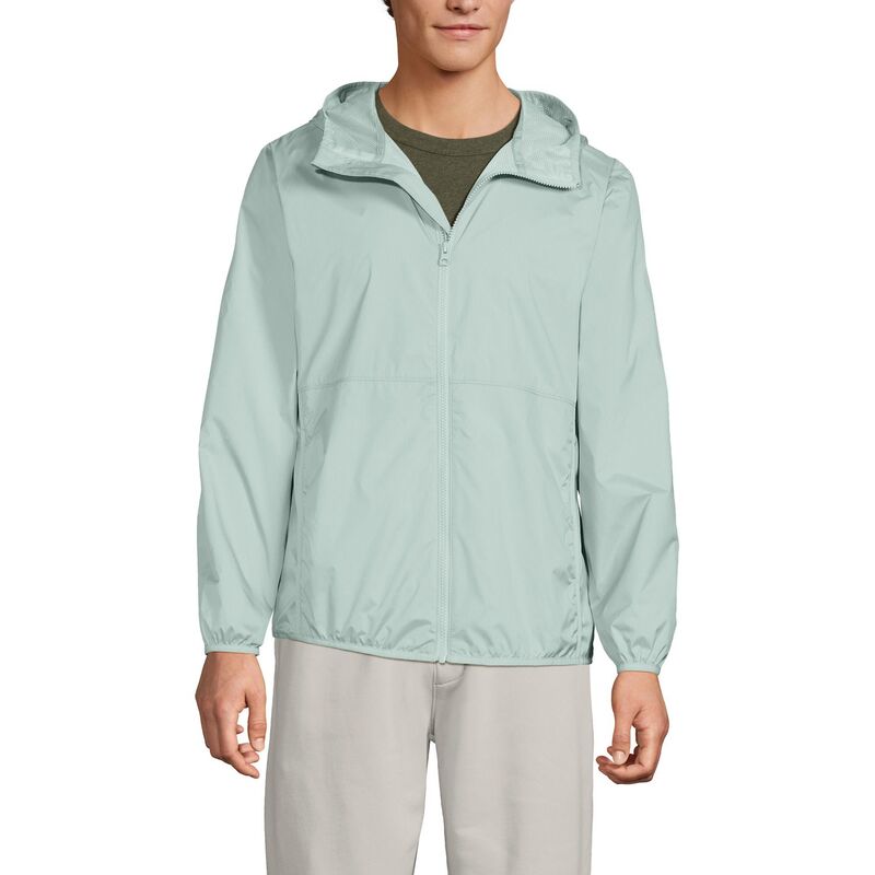 ランズエンド メンズ アウター ジャケット・ブルゾン Men's Lands' End UPF 50 Windbreaker Jacket Morning Dew