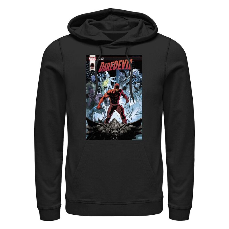 マーベル メンズ トップス Tシャツ パーカー グラフィック Men's Marvel Daredevilegacy Poster Graphic Hoodie Black ブラック