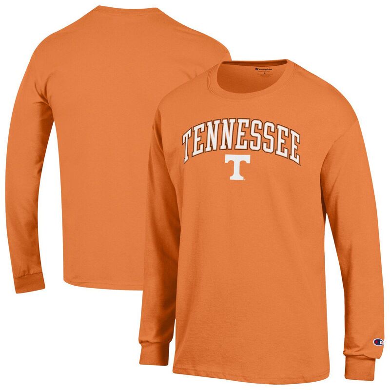 チャンピオン メンズ トップス Tシャツ ロゴ Men'sChampion Tennessee Orange Tennessee Volunteers Arch Over Logo Long Sleeve T-Shirten Orange オレンジ|ReVida 店