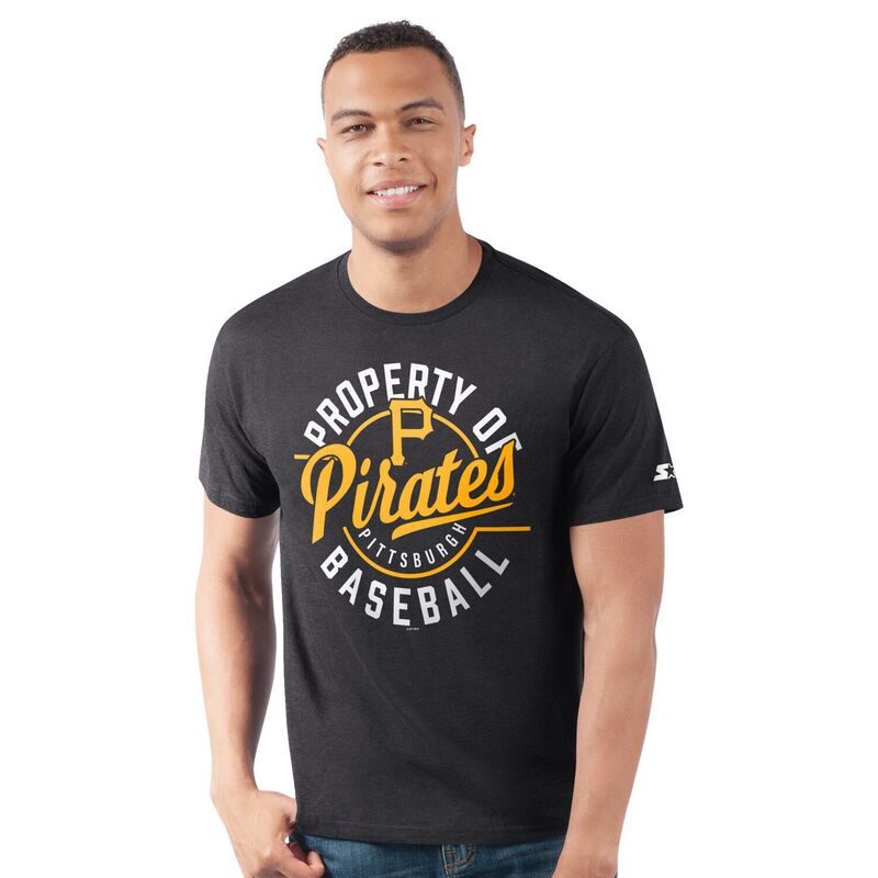 スターター メンズ トップス Tシャツ Men'starter Black Pittsburgh Pirates Prime Time Property Of T-Shirt Pir Black ブラック|ReVida 店