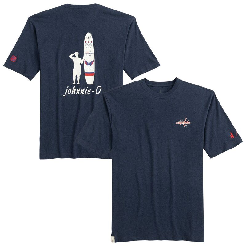ジョニー オー メンズ トップス Tシャツ キャップ Men's johnnie-O Navy Washington Capitals Heathered Spencer T-Shirt Cap Navy ネイビー