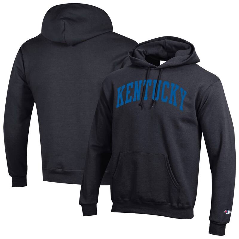 はやりっ子 メンズ トップス プルオーバー フリース パーカー Men\u0027s Champion Blackentucky Wildcats Basic Arch Fleece Pullover Hoodie Ken Black 黒いこと