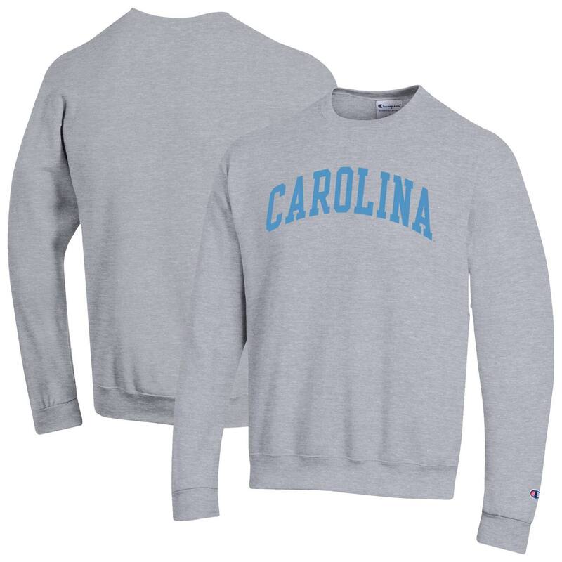 チャンピオン メンズ トップス Tシャツ スウェット フリース ヒール Men's Champion Heather Gray North Carolina Tar Heels Basic Arch Fleece Pullover Sweatshirt Unc Grey グレー
